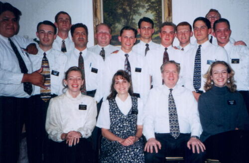 Dinner at mission home for November 1996 departing missionaries
Steven  Price
04 May 2002