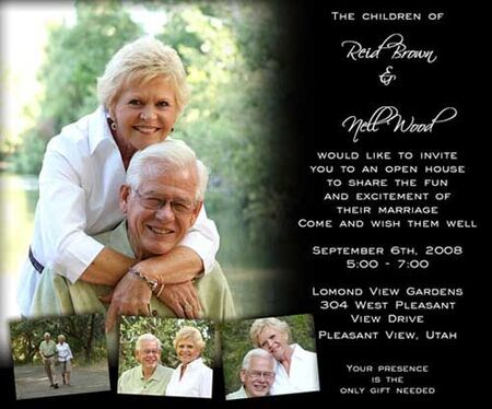 President Reid wedding announcement.
Russ Hill
02 Sep 2008