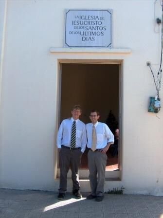Here I am with my brother on Jan 7th, 2007 in front of the new Ocotepeque Chapel.
Michael  Hales
12 Jan 2007