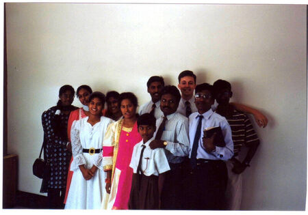 1996 Kushaiguda (E.C.I.L.) Home Group. Judy, Bharathi, Susiana, Janet, Shalini, Stephen, Michael, Mikela, Elder Housholder, Krupa Rao, Jackson.
Thomas  Housholder
25 Mar 2008