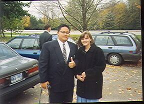this is me (Elder Tonga) and Sis. Radcliff from Idaho durring my 1st transfer from my greenie area(Winchester KY) to Downtown Cincy(Broadway).
James Motulalo Tonga
05 May 2005