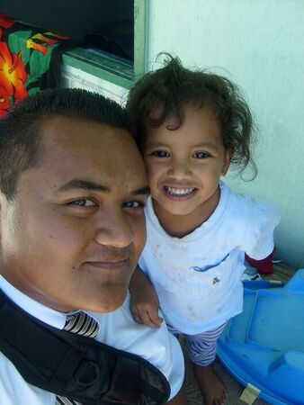 Elder Aiono on Ebeye with the cutest little Marshallese girl.
Justin Marvin Aiono
25 Nov 2007
