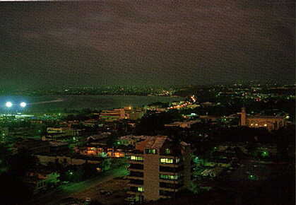 Agana, Guam at night.
Scott W Mingus
12 Jan 2002