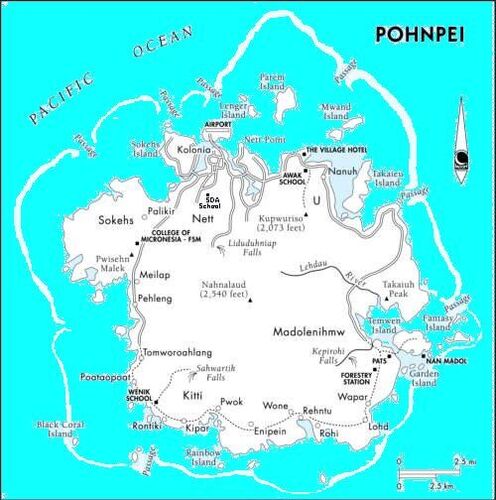 Pohnpei Map
Chris  Harrison
24 Sep 2002