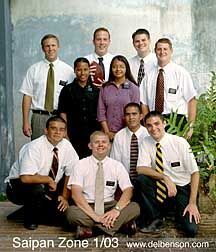 Saipan missionaries photo get together at the home of Del and Karen Benson
Del Benson
23 Mar 2003