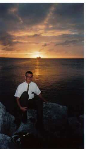 This is just a cool picture of me in front of the Lagoon in Jenrok, Majuro
Burrell Jeffrey Richards
12 Aug 2003