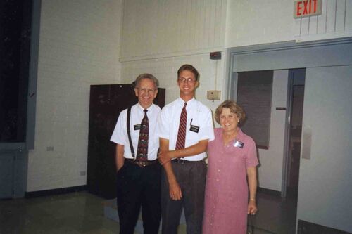 Dr. & Sister Bishop with Elder Kitchen.
Matthew Thomas Kitchen
27 Aug 2004