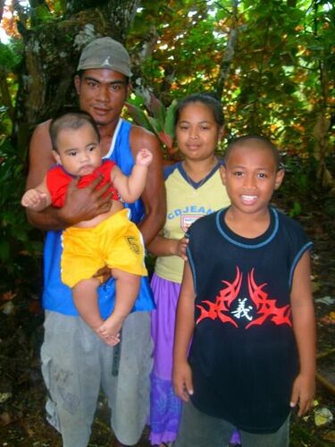 Suhleen Olmos with her husband, son and brother
BRANDON THOMAS LINDLEY
22 Jul 2007