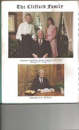 President Kay H. Clifford and Family 1982
David Edward Hill
04 Dec 2012