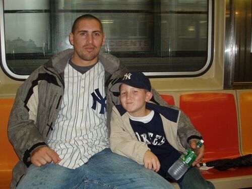 Brantley and I on our way to Yankee Stadium to catch a game.
Rodrigo E. Miranda
24 Oct 2007
