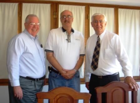 My boss, Bob Lamoreaux; Greg Spencer, & Elder Lewis
Gregory Crosby Spencer
25 Apr 2006