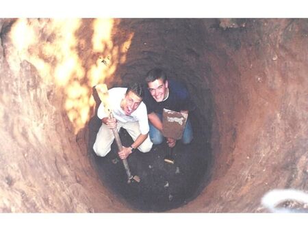 Some Elders will go to great depths to accomplish their missionary work. This hole was dug by Elders Robinson and McNabb in Tucuman.
Bryan C. Robinson
09 Nov 2001