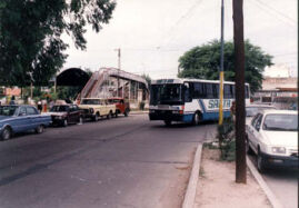 In the middle of downtown La Banda there's this overpass pedestrian bridge. It's pretty noticeable. There's a great view off of it, although unfortunately, I don't have any pictures of that.
David  Sallay
24 May 2004