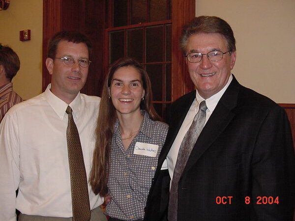 Dan Walters, Claudia Walters and President Innis
Stacy Ann Jones
10 Oct 2004