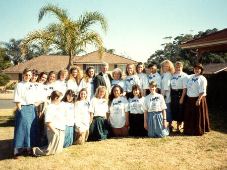 Photo taken of all Sisters and Pres & Sis Pace in the 