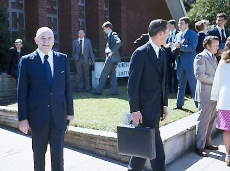 A Zone Conference with President Tingey and Elder Hunter, circa 1974.
Thomas Earl Roylance
02 May 2003