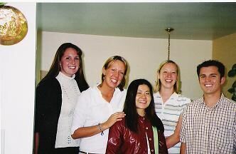 S. Scott, eu (S. Melo), S. Maetani, S. Pearson e E. Merrell na minha volta a Utah!
Carolina  Melo (Lima)
11 May 2004