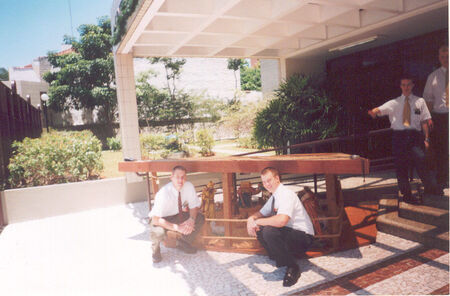 Elder Cunningham and Companion Elder Smith In Barbacena at Christmas time.WE are very proud of this young man.
Gregary Palmer
10 Apr 2002