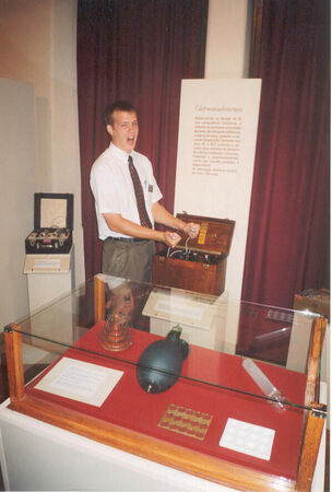 Elder Tim Cunningham at the Museum of the Loco's or Saniterium.
Gregary Palmer
29 Apr 2002