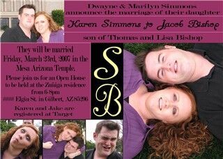 Fmr. Elder Jake Bishop will be married to Karen Simmons on March 23rd, 2007.
Jake  Bishop
22 Feb 2007