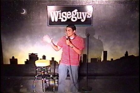 Here I am on stage at Wiseguys Comedy club in Salt Lake.
Spencer Lee King
26 May 2004