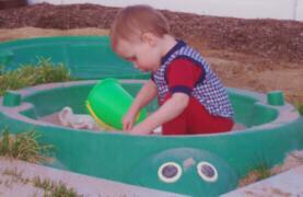 Liam can't wait to get outside each and every day.  He loves to play in the sand box.
Christa  Neves
11 May 2007