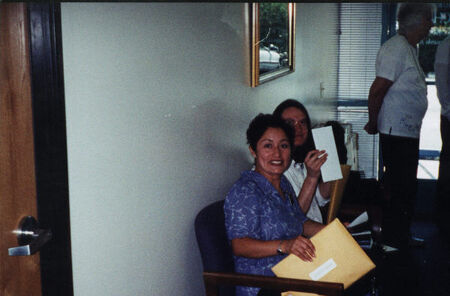 Sister Alvarez and Barbara Pane standing in the back.
Dustin  Colley
15 Oct 2001