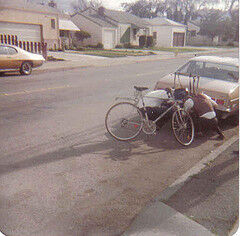 Elder Gary Carter and another Elder preparing a bike to go on bike rack on mission car and to transfer an Elder to another location. Gary Carter was an Assistant to the Mission President in 1979 but when I got there in Feb 1979, he was my Zone Leader. He was from Boise, ID but now lives in Highland, UT.
Terry L. Van Wormer
29 Apr 2008