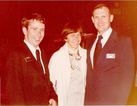 Elder Grant Bobo, Sister Gail Smith, President Hyrum W. Smith June 3,1980
Grant  Bobo
19 Apr 2003