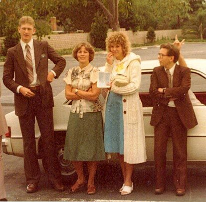 Santa Barbara District, May, 1980. Elder Dave Miller, Manti, UT, Sister Kathy Mendenhall, Lethbridge, Alberta, Canada, Sister Steckler, Elder Dempshire, SLC, UT.
Grant  Bobo
19 Apr 2003