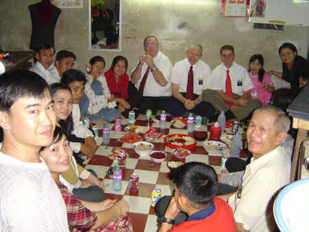 Attendees at the Vietnamese New Year's Party at President Bao's house (sent by LeFevres)
Robert Thomas Heintz
02 Feb 2004