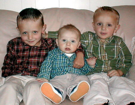 My 3 Sons: Tyler, Brennan & Dallin; Easter 2005
T. J.  Eich
30 Apr 2005