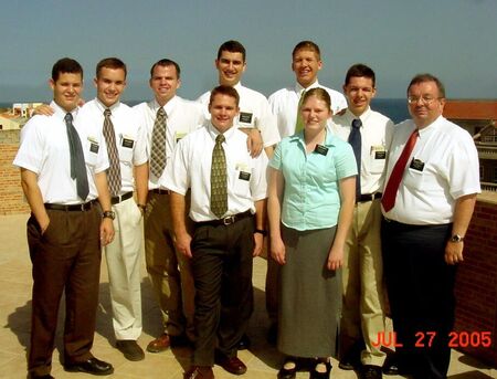 New missionaries arrived July 27, 2005, with Pres. Piros
Patricia A. Peterson
01 Aug 2005