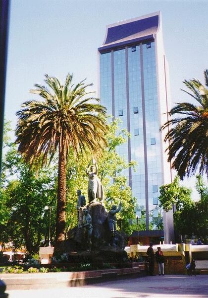 A view from the central plaza in downtown Temuco.
Nick Barrett
31 May 2006