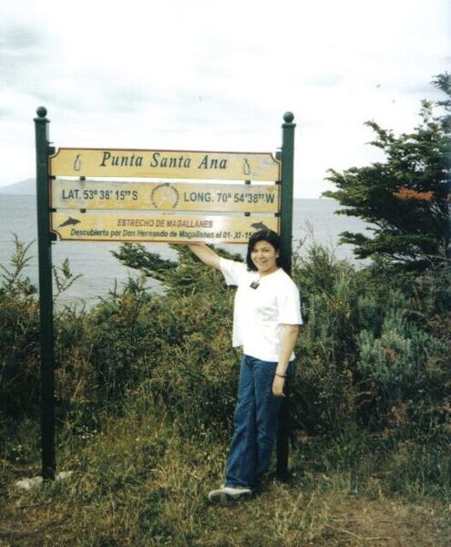 Aquí cuando estuve en la zona de Punta Arenas...en uno de los buenos p-day. Muy hermoso el fin del continente, en realidad el sur de  Chile el muy bello.
Irma C. Mieres Torres
05 Jun 2006