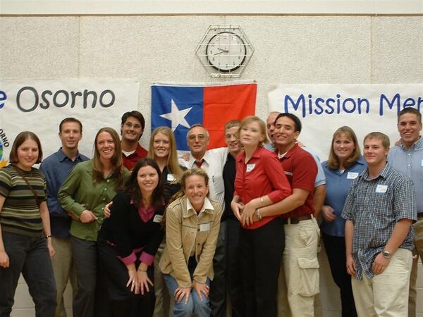 A group photo with Presidente Garcia in October 2003 at a mission reunion in Provo, Utah.
Nicholas W. Barrett
11 Jun 2006