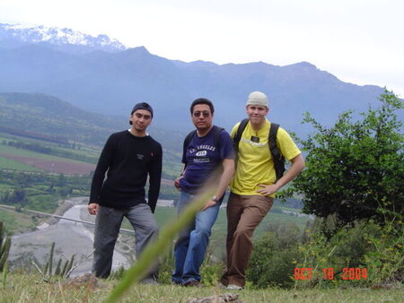 En la cima de la montaña a casi 1300 metros de altura, 