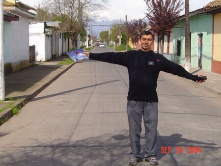 El Colombiano Elder Martinez en la Rama Guadalupe
Robinson Aguilar
28 Oct 2004