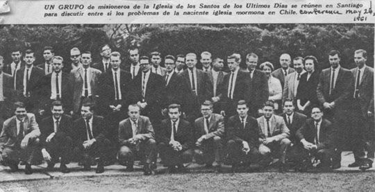 First published picture of missionary group in Chile
R. Kent Francis
27 Nov 2006