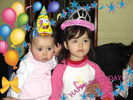 Matilda en el cumple de su prima Renata
Familia  Cedeño Alvarez
21 Aug 2005