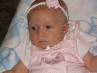 Ryanne Abbott (Rockwood's daughter) 8 weeks old
Heather  Abbott
18 Oct 2003