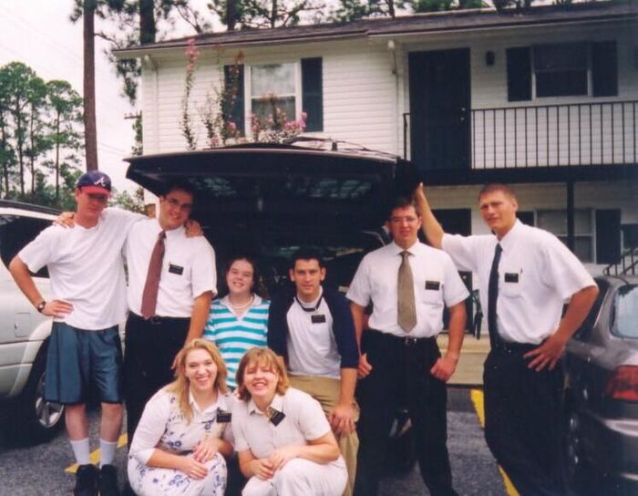 Elders Morgan, Harmon, Olson, Chandler, and Skogen along with Sisters Brady, Randolph, and Friend Sister Leah Wilkerson
David William Olson
09 Feb 2003