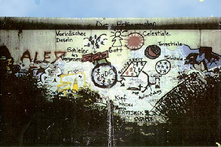 The Berlin Wall with the Plan of Salvation