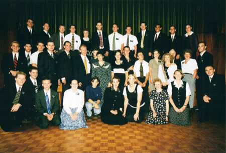 The missionaries of the Vienna Stake of the Austria-Vienna Mission in 1999. This group comprised over half the mission at the time.
Gerald  Ferguson
09 Oct 2003