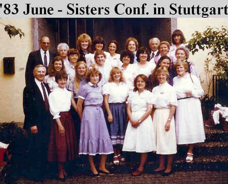 Sisters Conference in Stuttgart, June 1983
Louise  Nygaard
23 Mar 2005