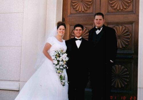 Elder Donald Cespedes and his wife- Bountiful, Ut temple, Oct 2001
Brian V. Draney
20 Mar 2003