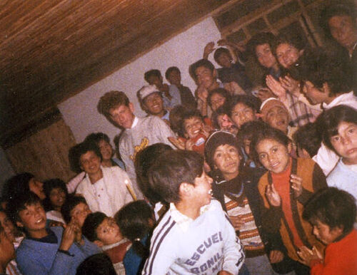 Hermana Ponce and Elder Whitelock were given a surprise birthday party in the unofficial branch of Las Lagunas. Yes, that is a Latenight with David Letterman sweatshirt. April 1986
Thomas  Whitelock
24 Feb 2005