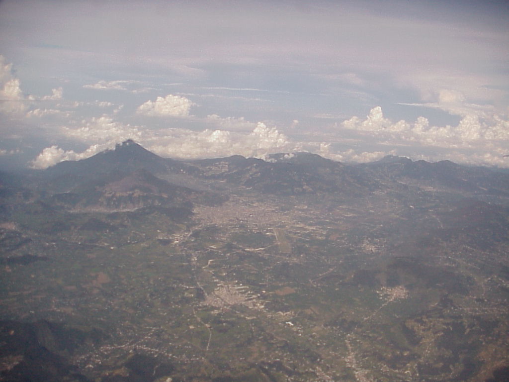 Aerial photo of the Quetzaltenango Valley - Copyright Austin Tanner Matheny
