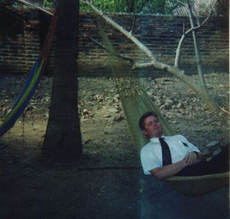 This is me lying in a Hammock in San Lorenzo
Scott John Whitman
08 Oct 2003