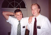 Elder Traines & I (Elder Zollinger) a couple days before he went home. At the Gooch's
Mark Steven Zollinger
20 Sep 2006